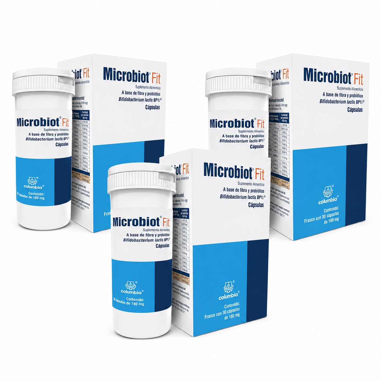 Kit Microbiot Fit 2+1